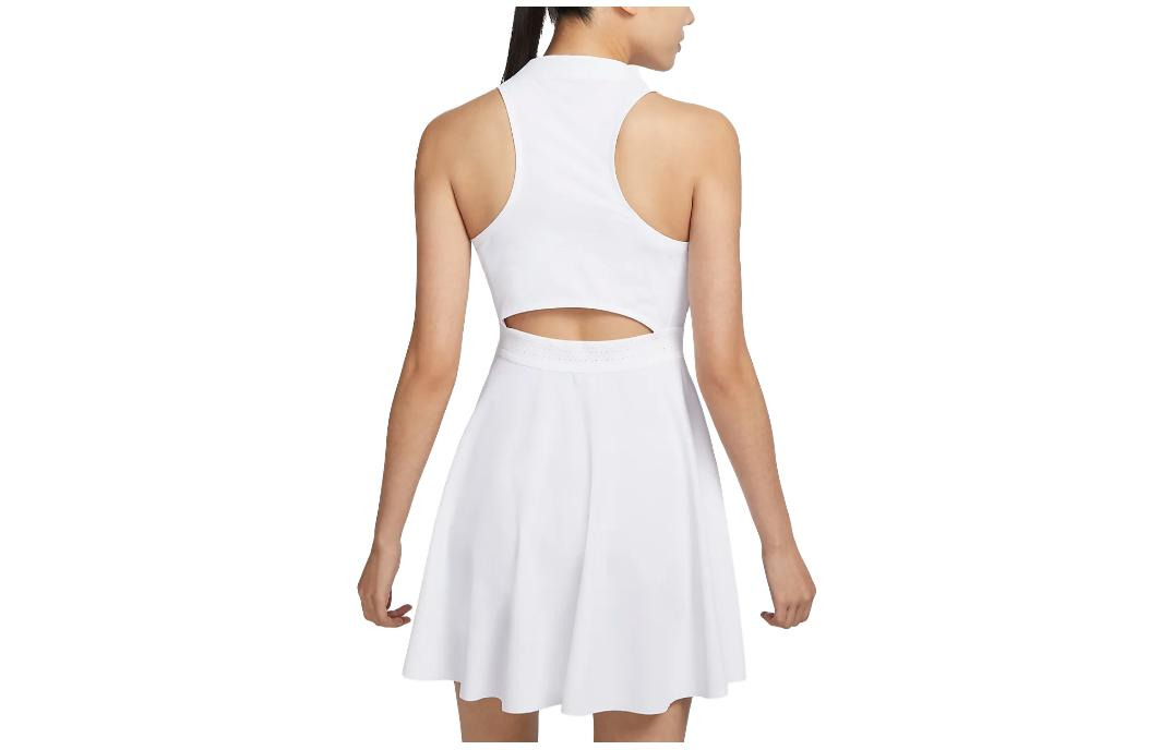(WMNS) Nike Dri-FIT Advantage Tennis Dress 'White' DX1428-100 - 3