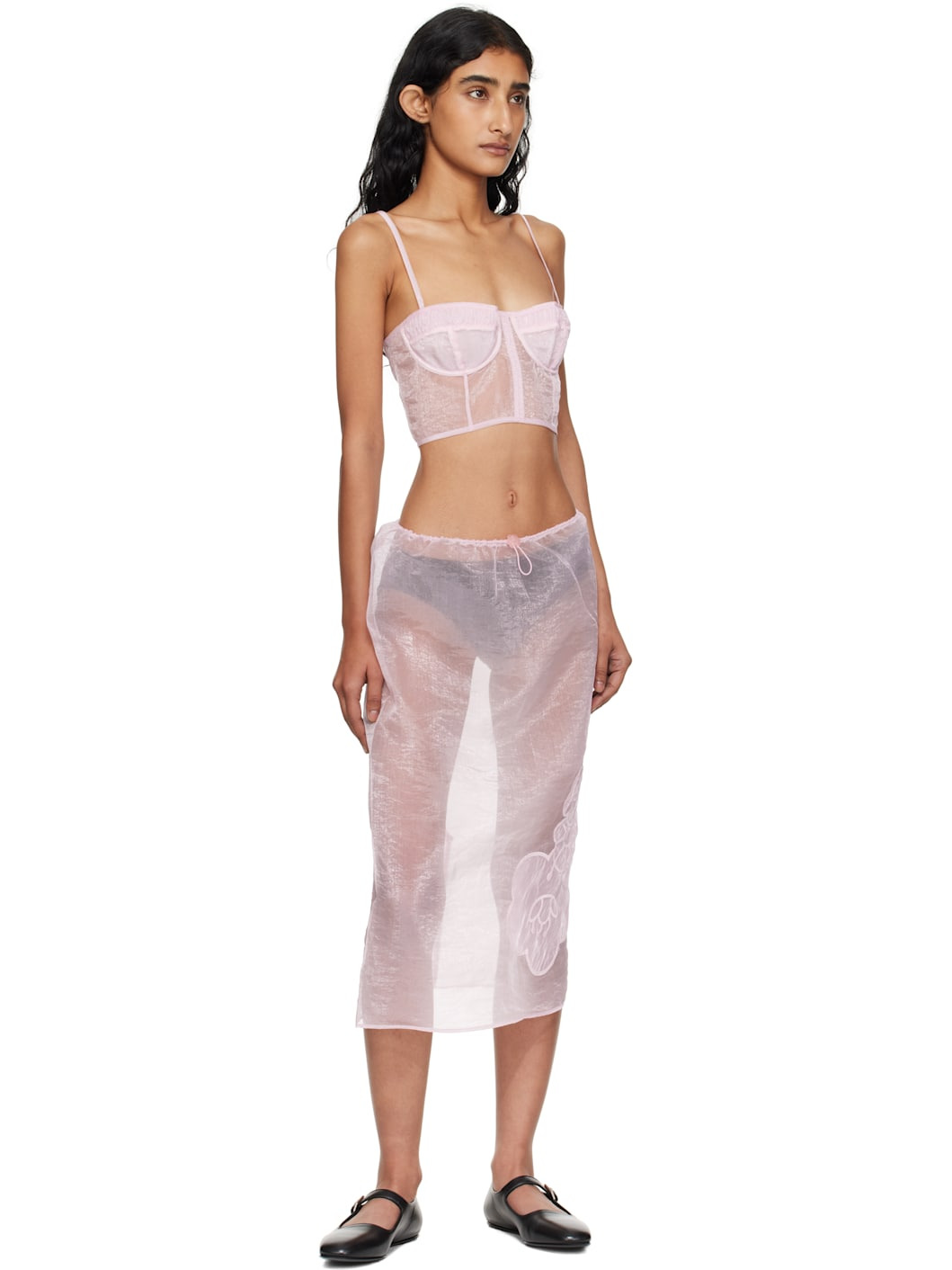Pink Bambi Midi Skirt - 4