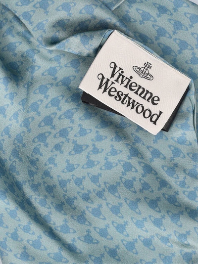 Vivienne Westwood Hilma Orb silk scrunchie outlook