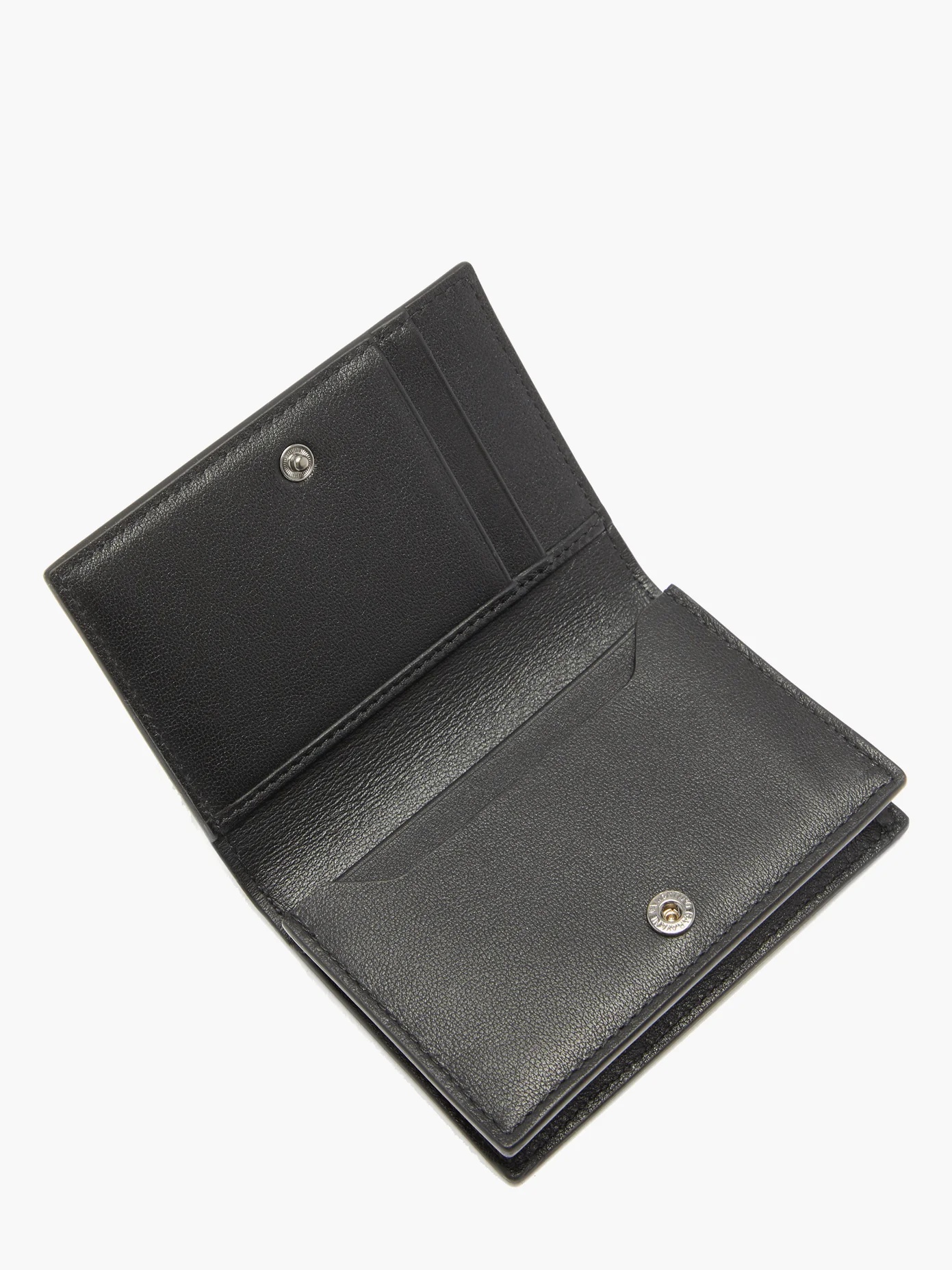 Rockstud leather bi-fold cardholder - 4