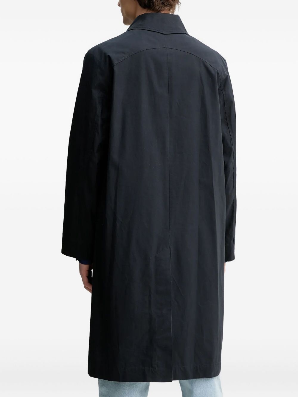 Cappotti button-fastening longline coat - 4