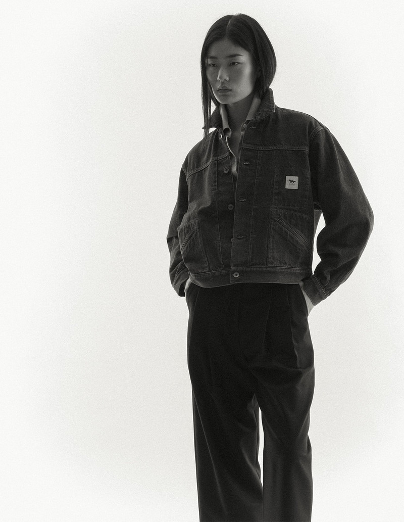 MAISON KITSUNE x KURO SELVEDGE VOYAGE DENIM JACKET 12