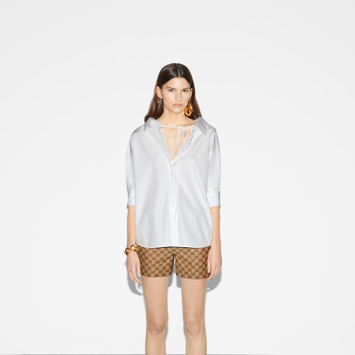 Heavy cotton poplin shirt - 3