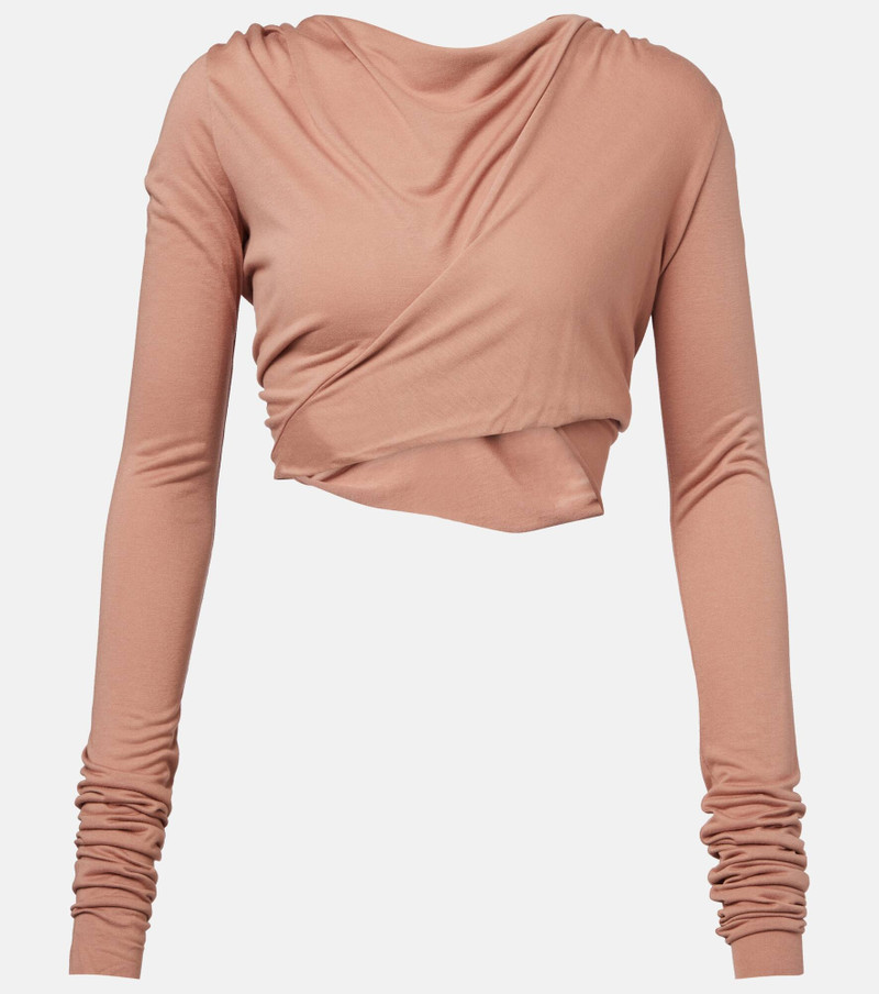 Jade jersey crop top - 1