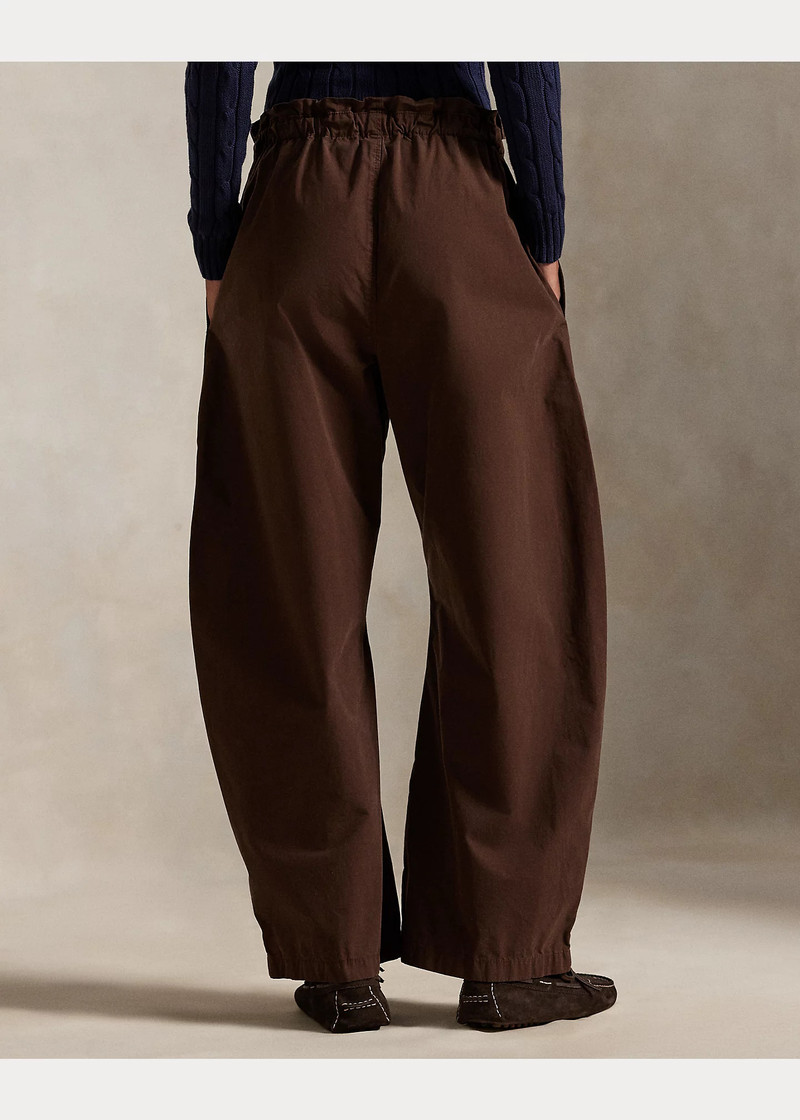 Cotton Curved Tapered Drawstring Pant 4