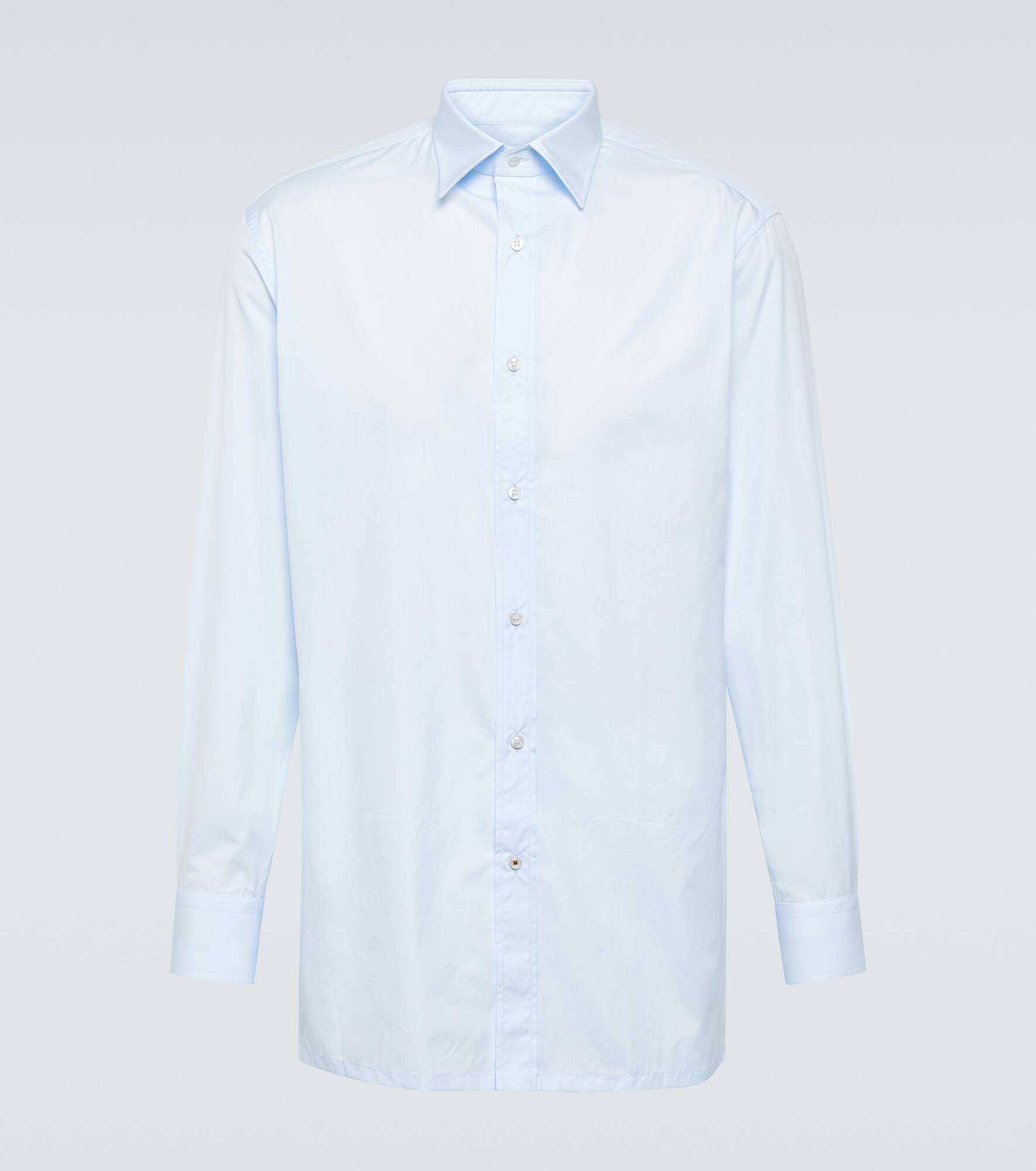 Cotton poplin Oxford shirt - 1