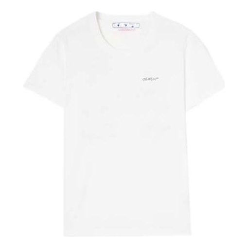 (WMNS) Off-White Floral Arrow Short Sleeve T-Shirt 'White' OWAA089S22JER0050184 - 1