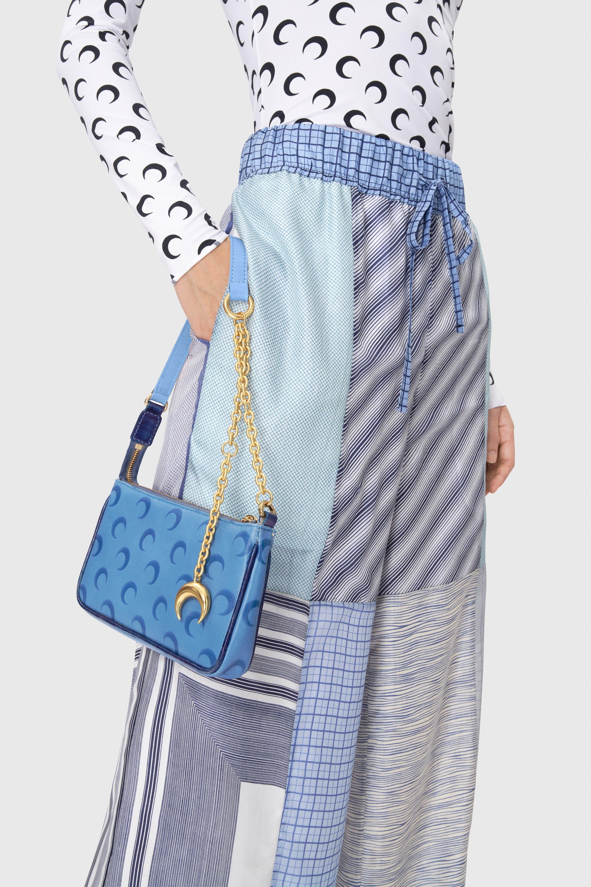 Regenerated Silk Scarves Drawstring Trousers - 6