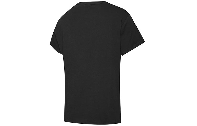 (WMNS) PUMA Classics Logo Tee Large Logo Short Sleeve Black 596512-71 - 2