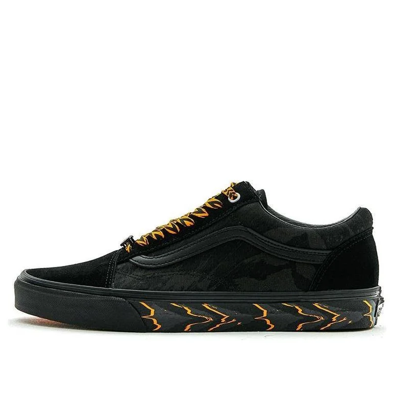HuaTunan x Vans Old Skool Low-top Sneakers Black Unisex VN000ZDFBLK - 1