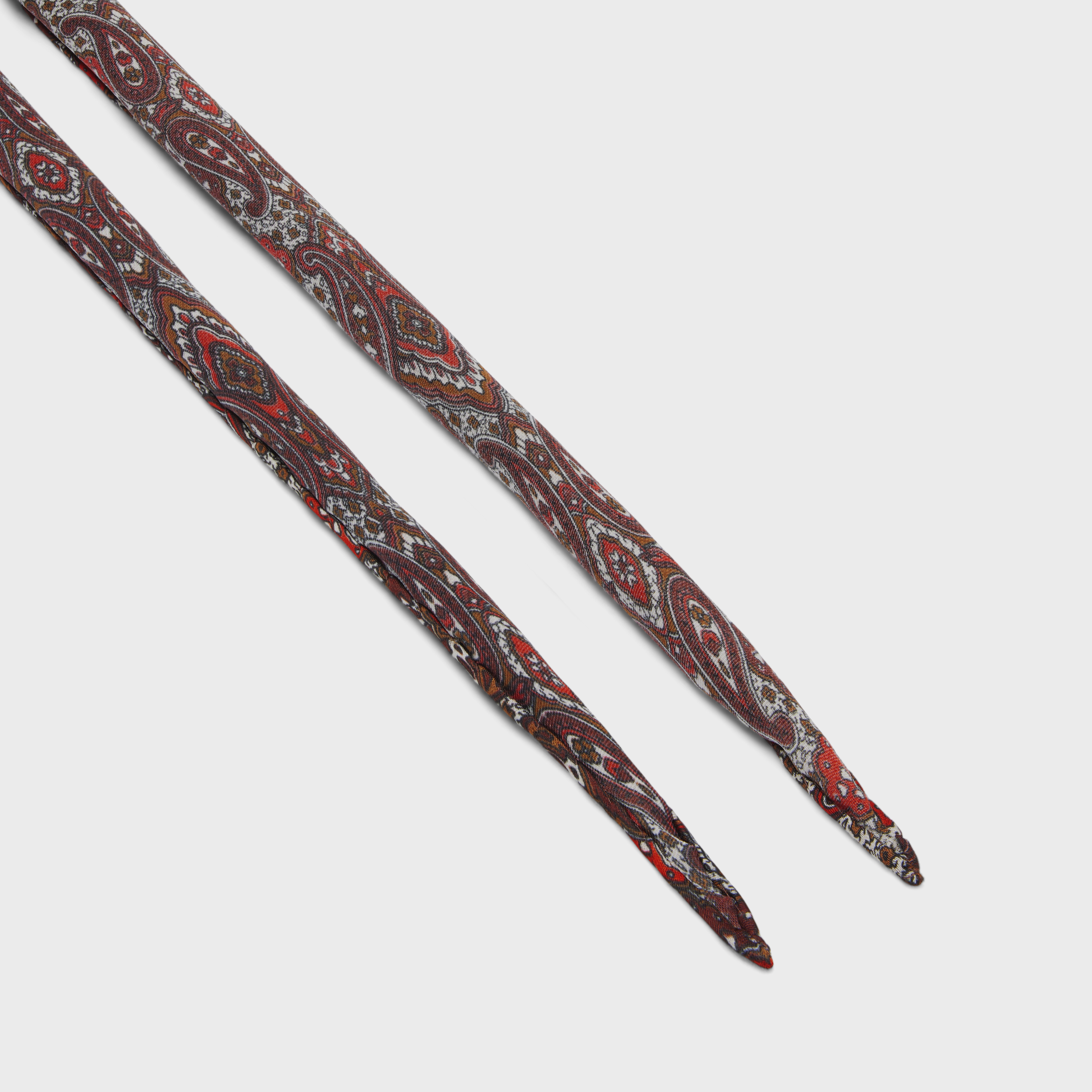 thin scarf cashmere silk charmeuse - 2