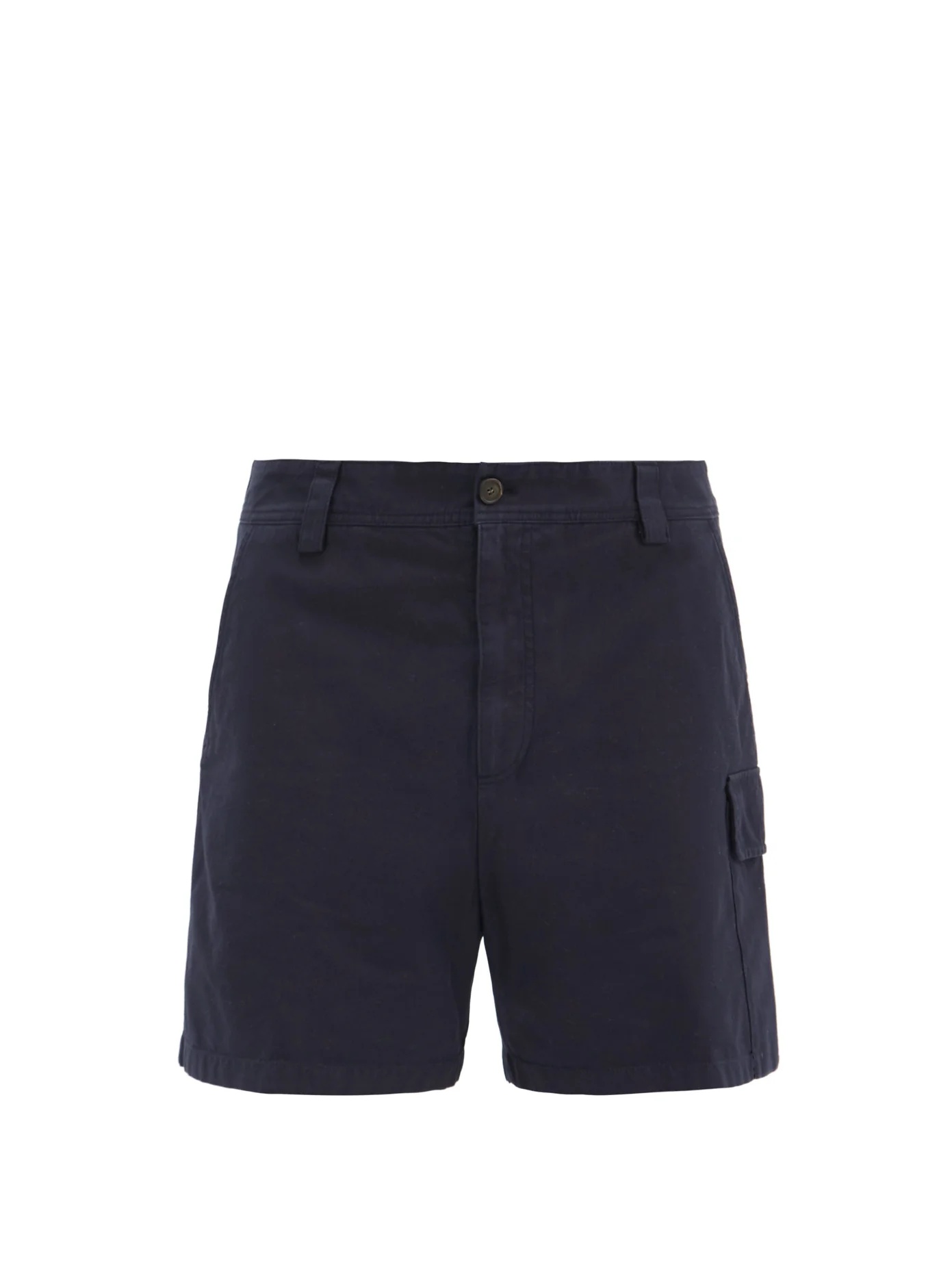 Rodney cotton-twill shorts - 1