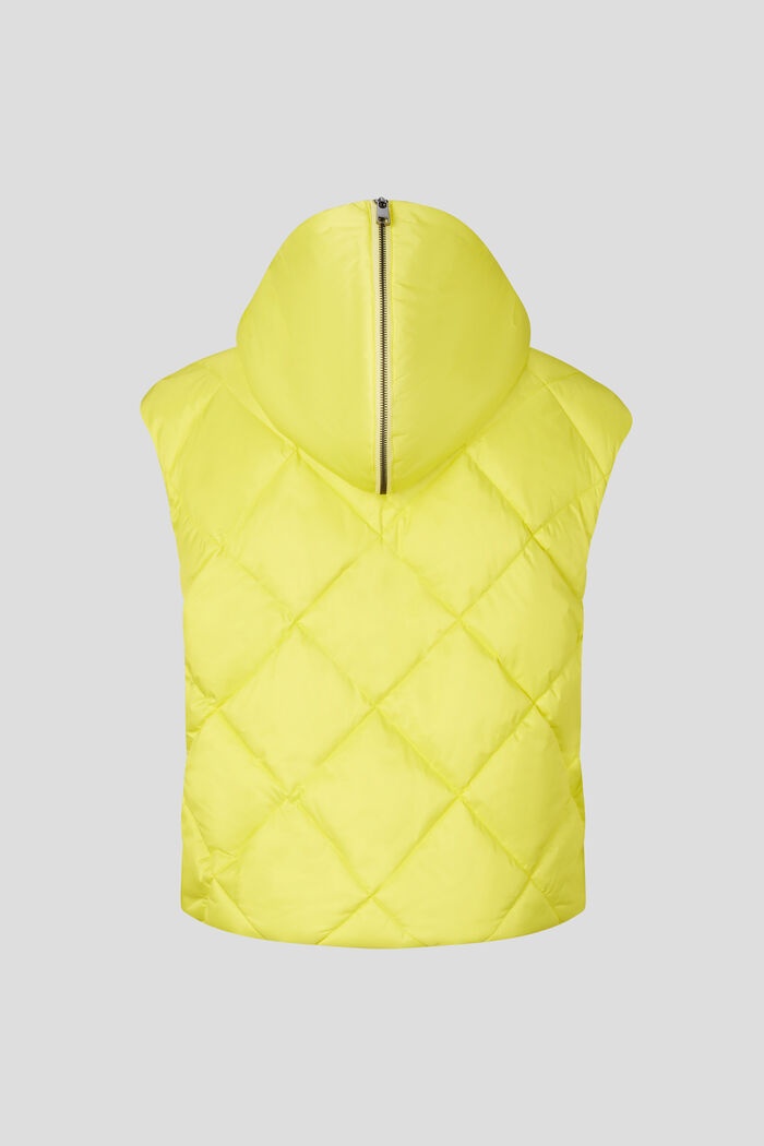 Marla Quilted waistcoat in Yellow - 8