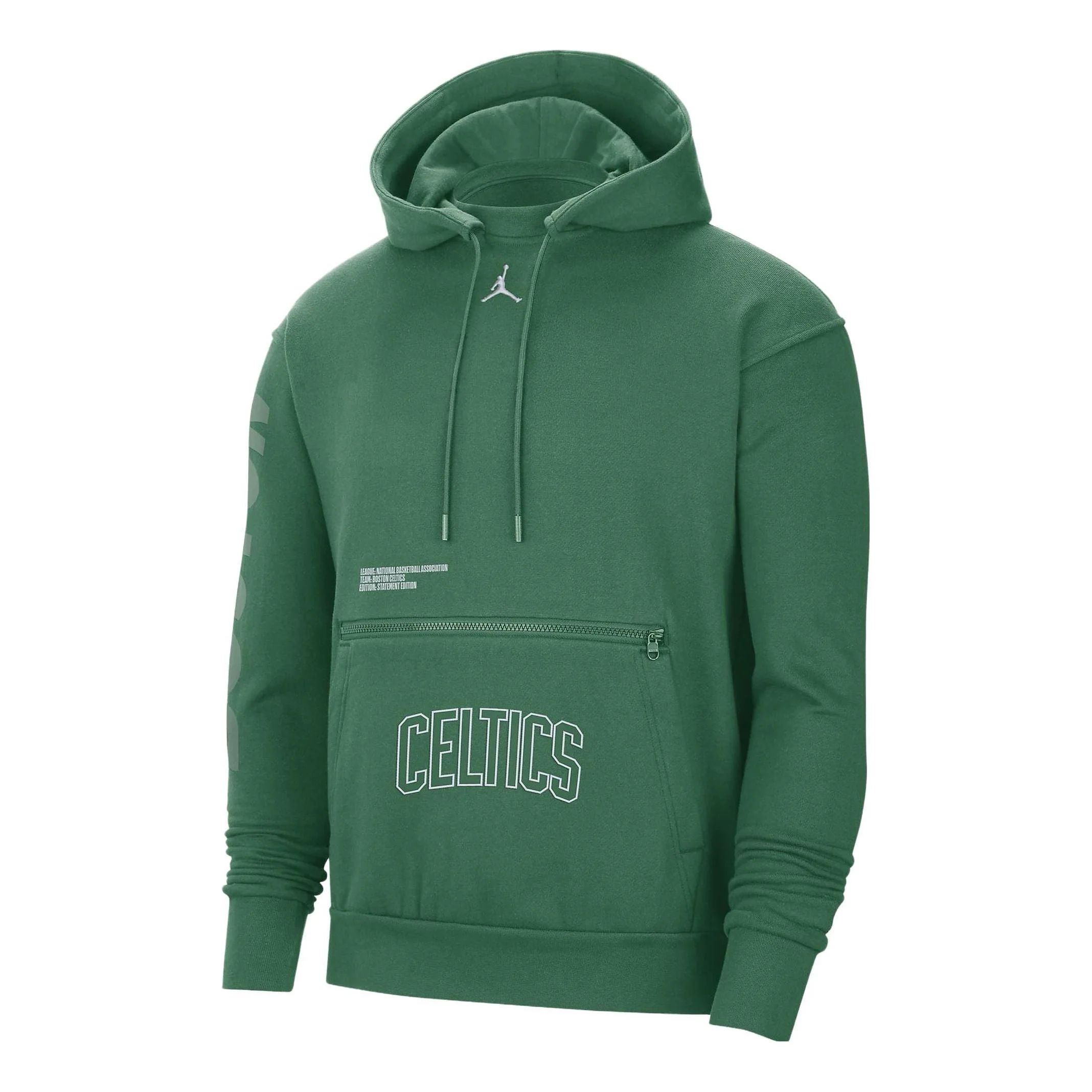 Air Jordan Boston Celtics Courtside Statement Edition NBA Fleece Pullover Hoodie 'Green' DR6998-312 - 1