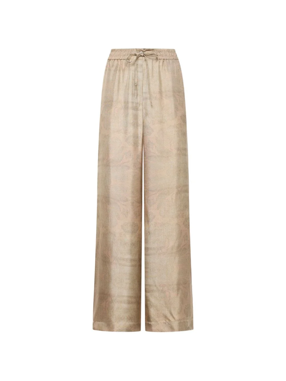 Aloe silk palazzo pants - 1