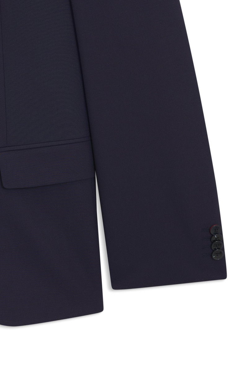 HUGO THREE-PIECE SLIM-FIT SUIT IN WOOL-BLEND POPLIN outlook