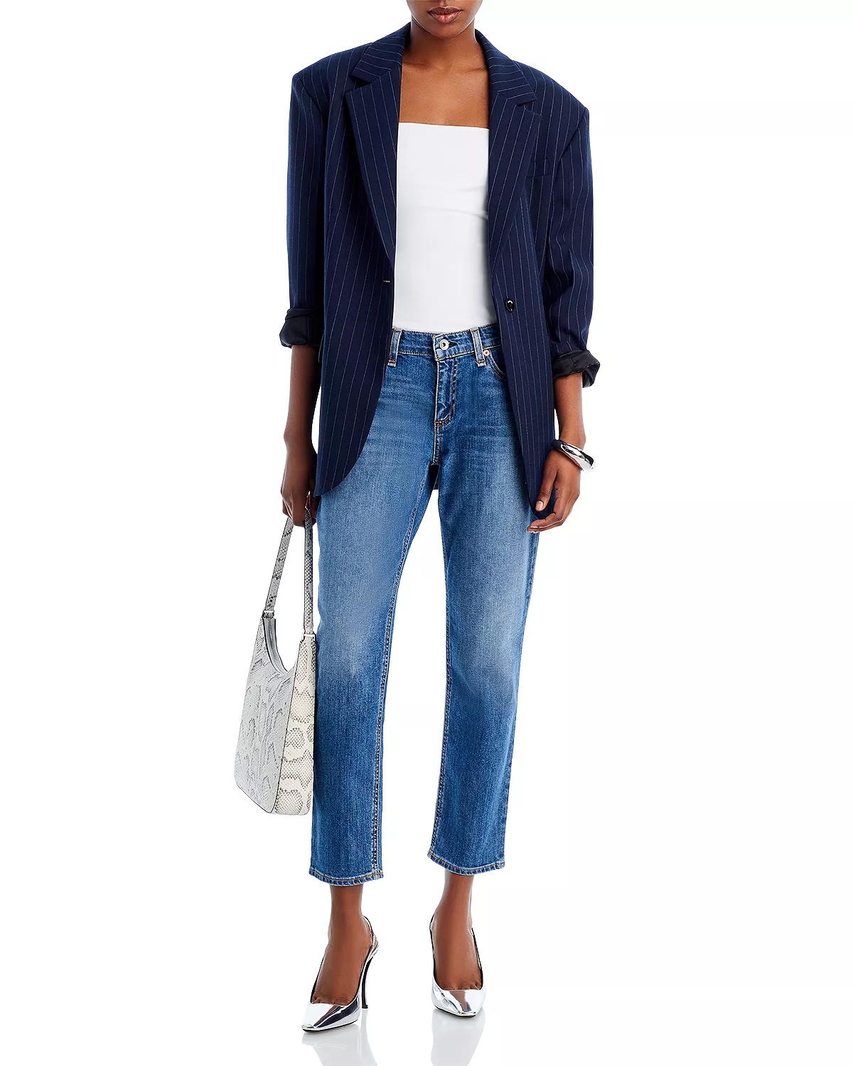 Dre Low Rise Ankle Slim Boyfriend Jeans - 2