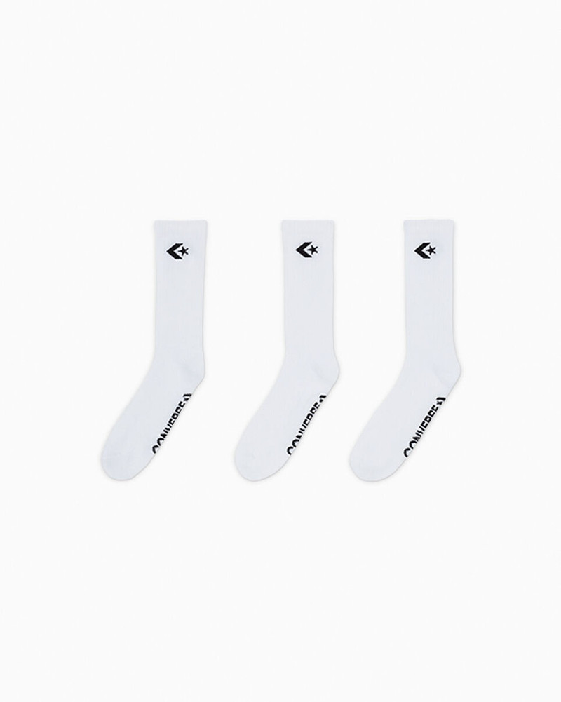 3-Pack Embroidered Crew Socks 1