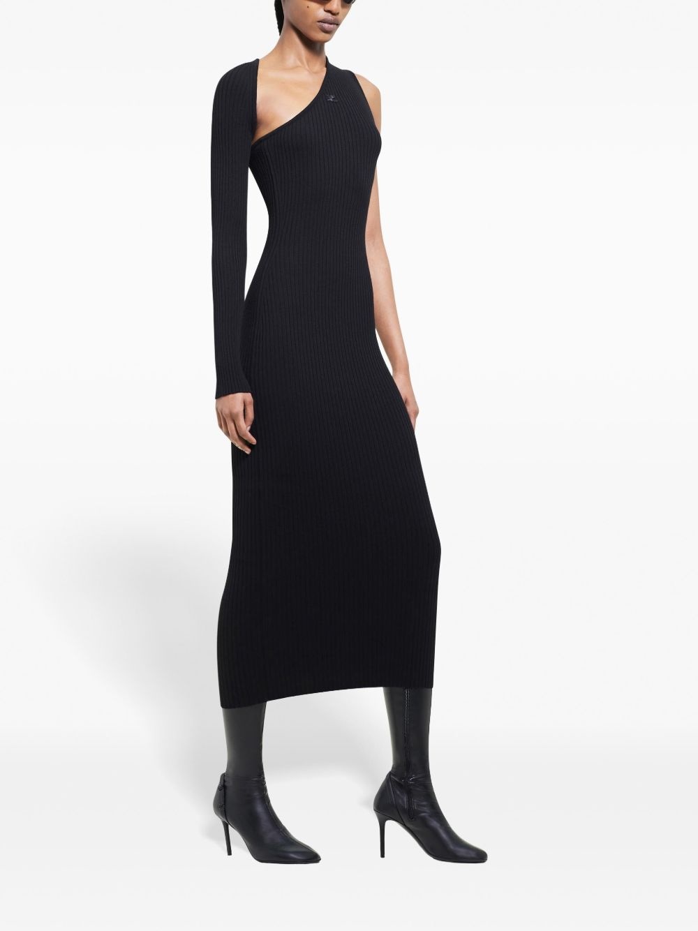 ribbed-knit maxi dress - 3