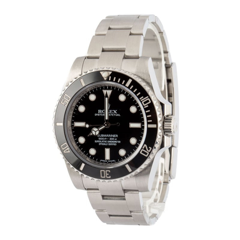 Pre-owned Rolex Submariner Ref 114060 Stainless Steel - 2