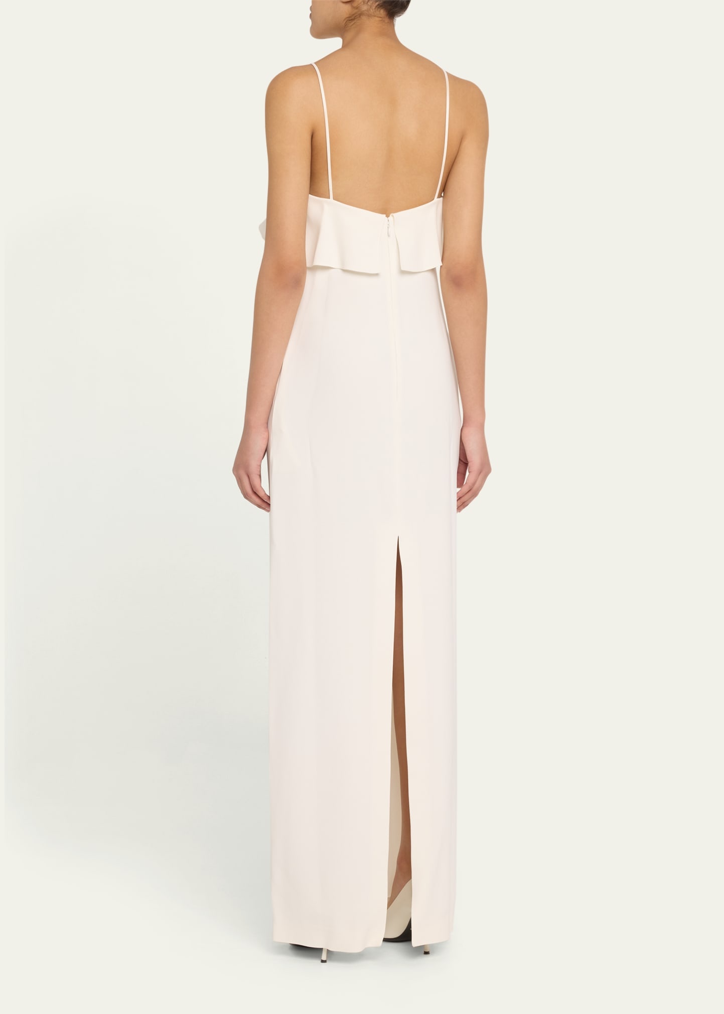 Long Ruffle Tank Dress - 3