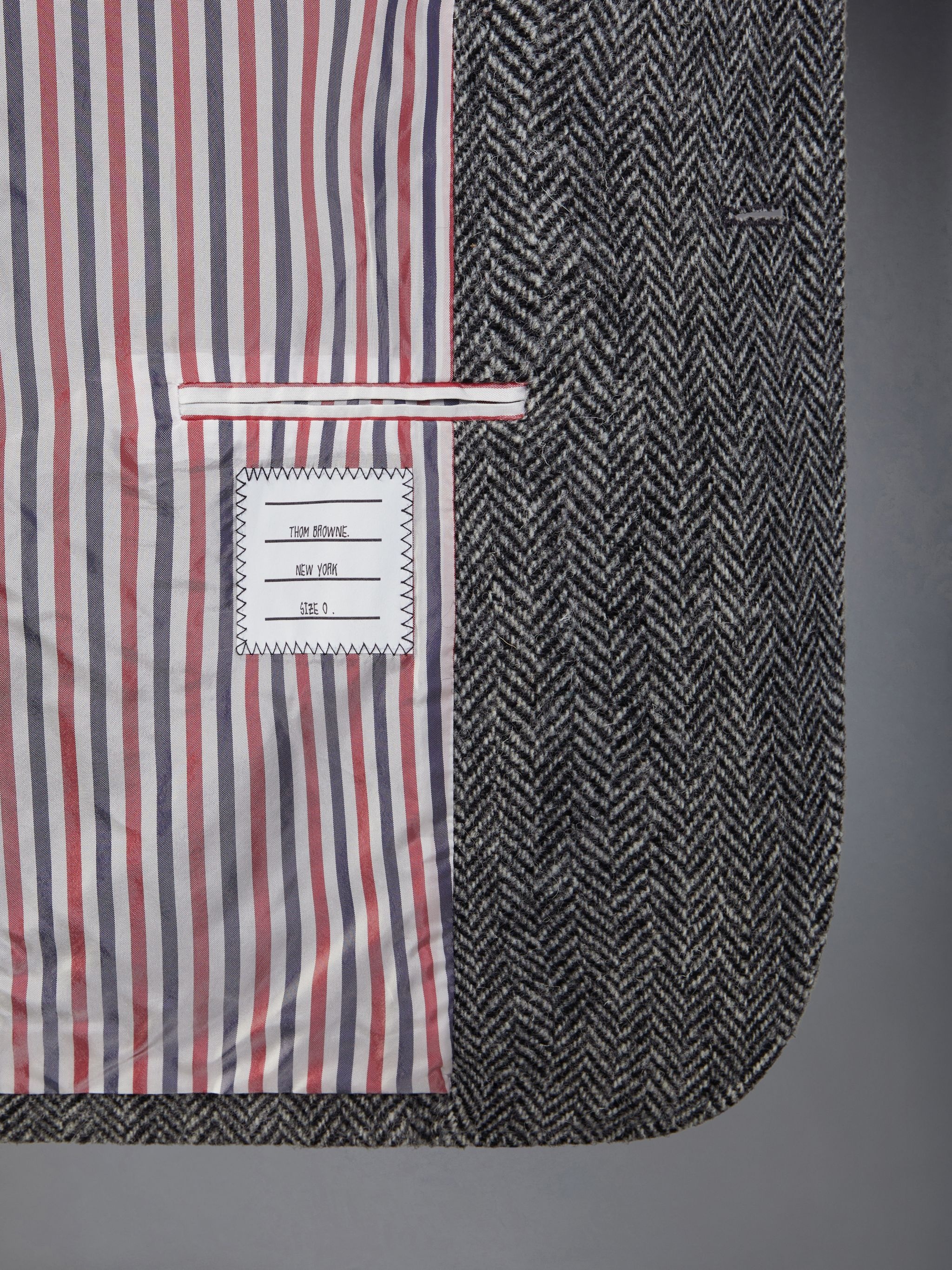 Tweed Raven Unstructured Sack Sport Coat - 6