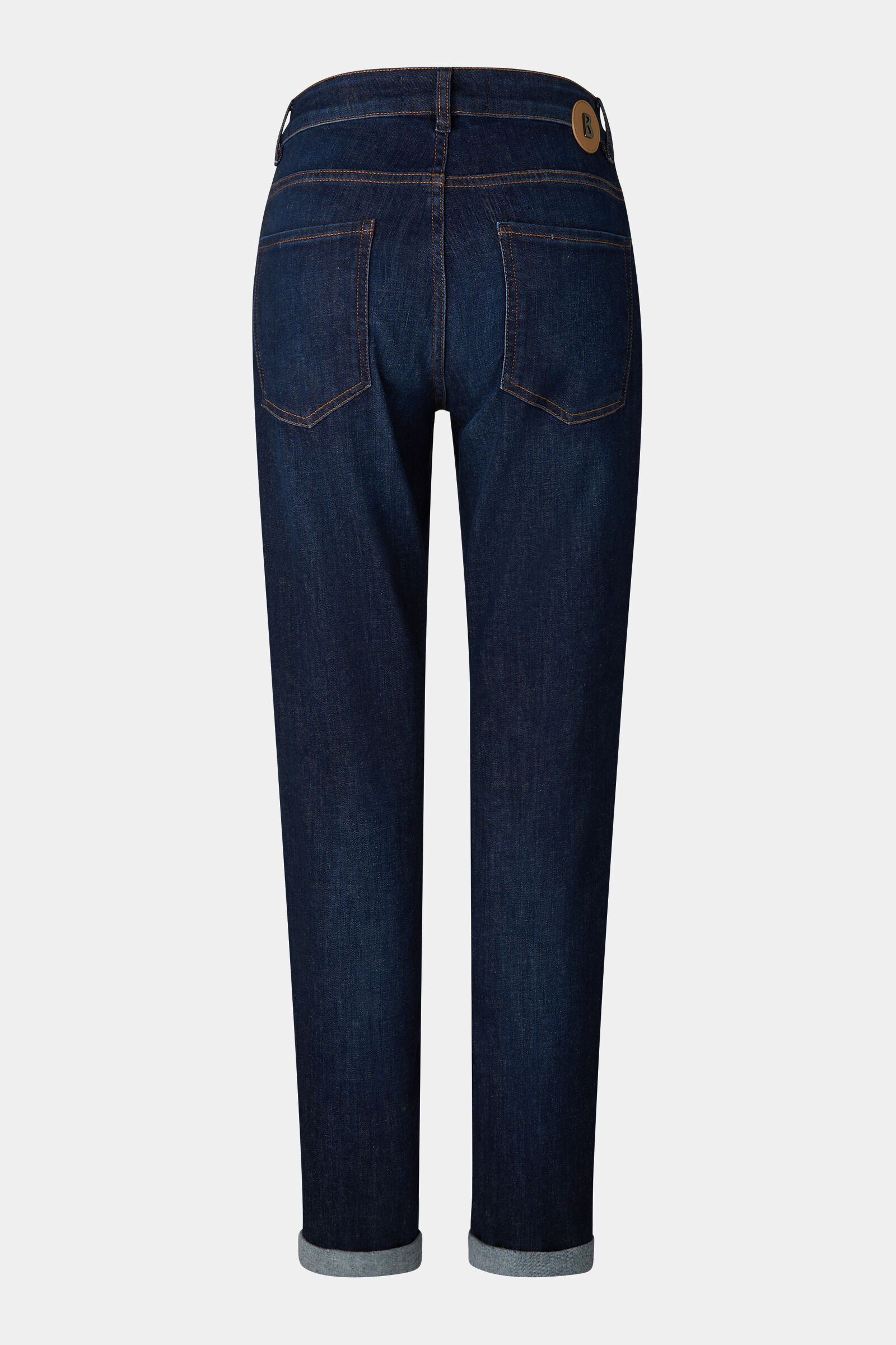 Bridget girlfriend fit jeans in Dark Denim Blue - 2