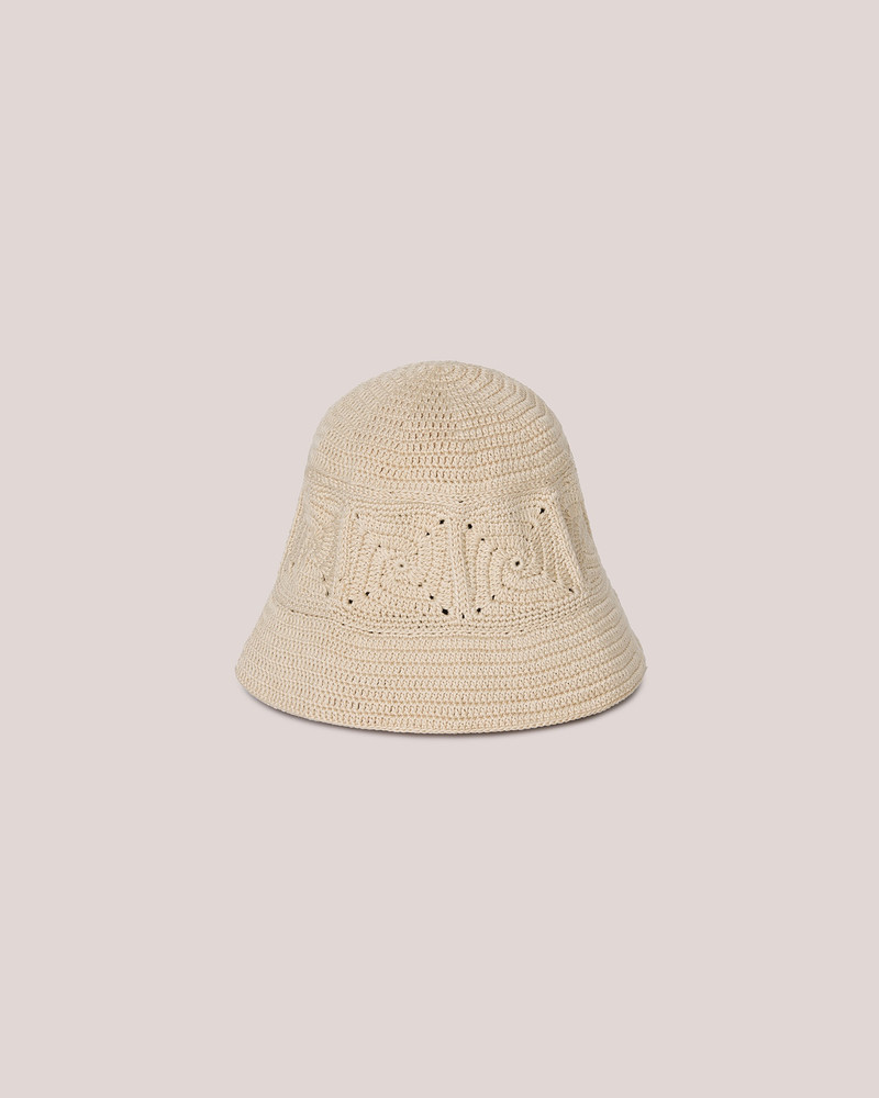 DUNIA - Crochet bucket hat - Creme 1