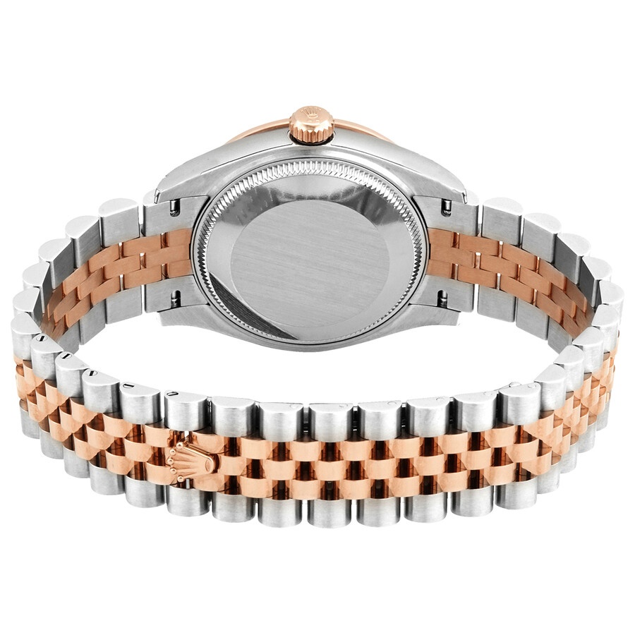 Rolex Datejust Mother of Pearl Diamond Dial Automatic Ladies Steel and Everose Gold Jubilee Watch 27 - 3