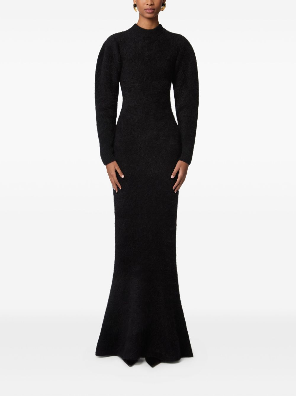 wool maxi dress - 2