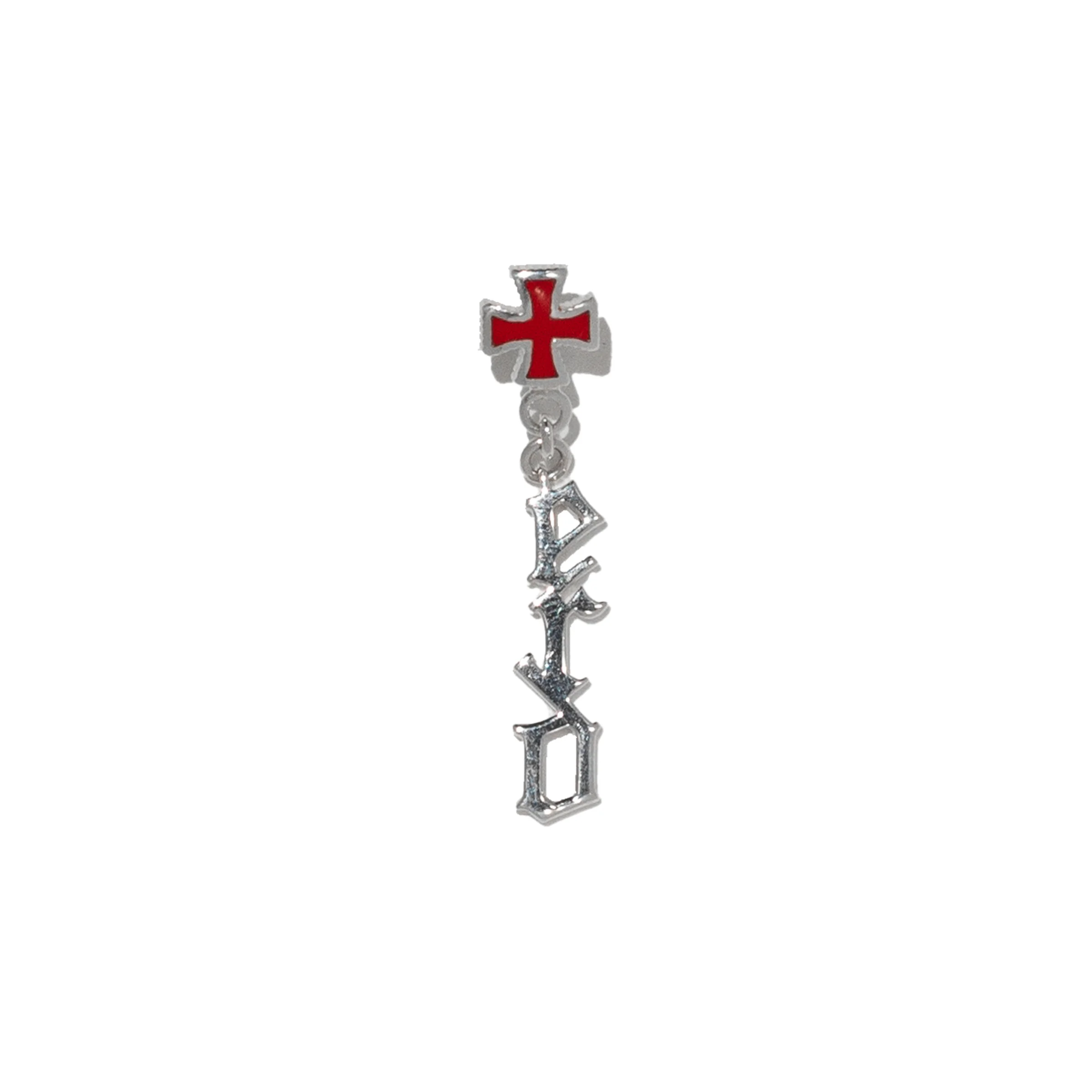 ERD CROSS EARRING WITH ENAMEL - 1