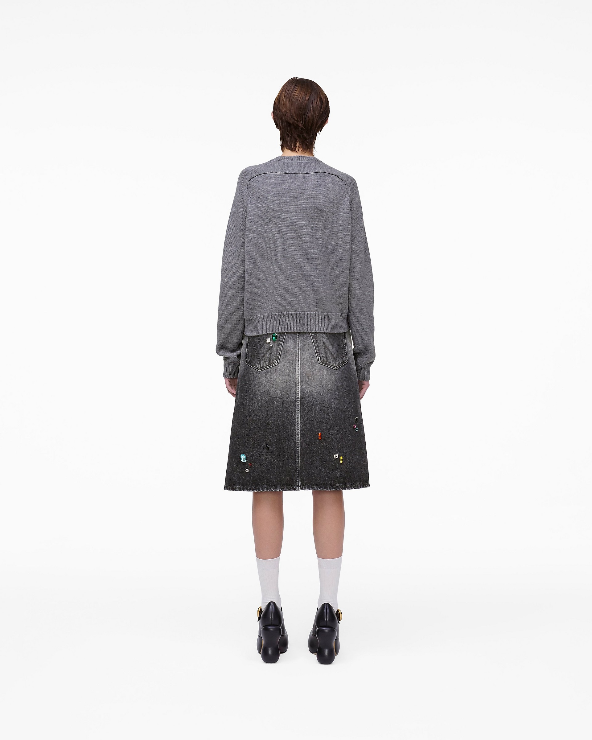 GEM KNIT LOGO CREWNECK - 4