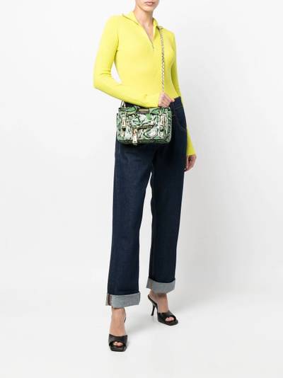 Moschino snakeskin-effect leather bag outlook