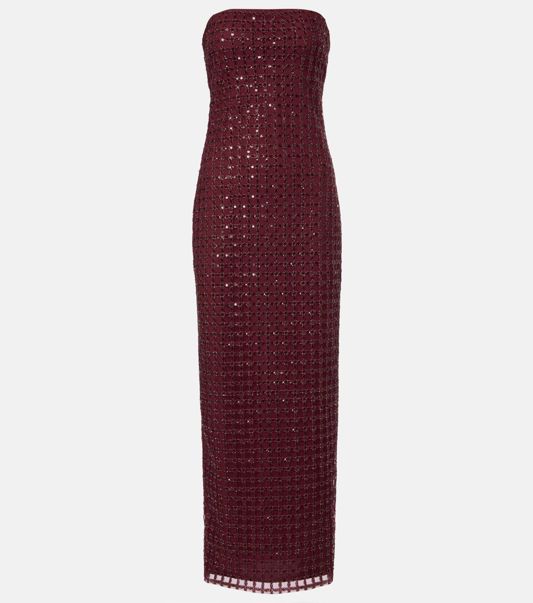 Beaded maxi dress - 1