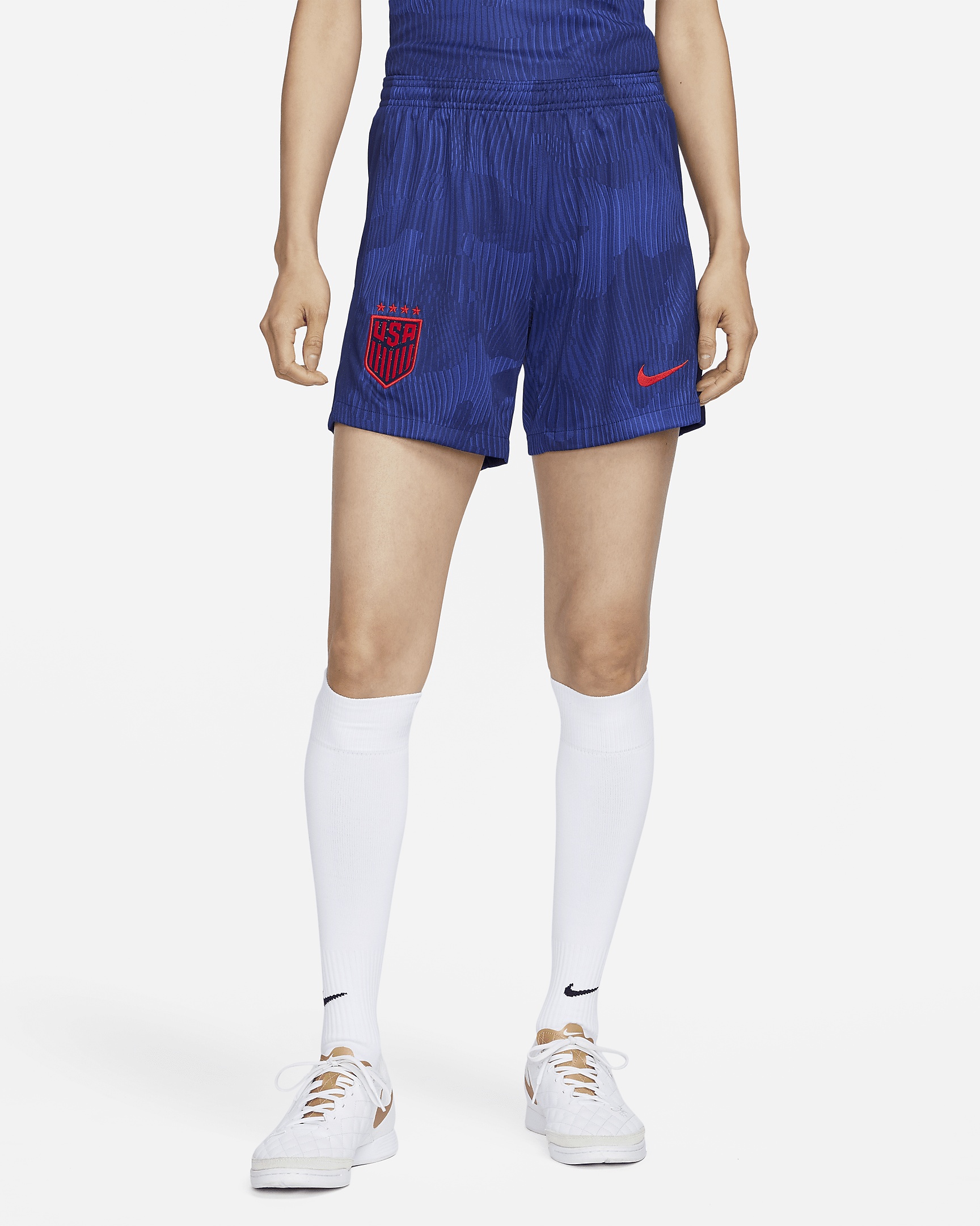 U.S. 2022/23 Stadium Away Nike Women's Dri-FIT Soccer Shorts - 1