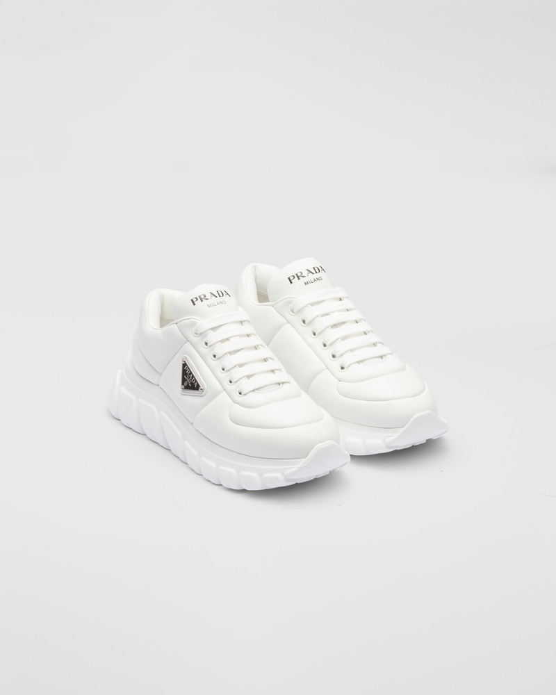 Padded nappa leather sneakers 1
