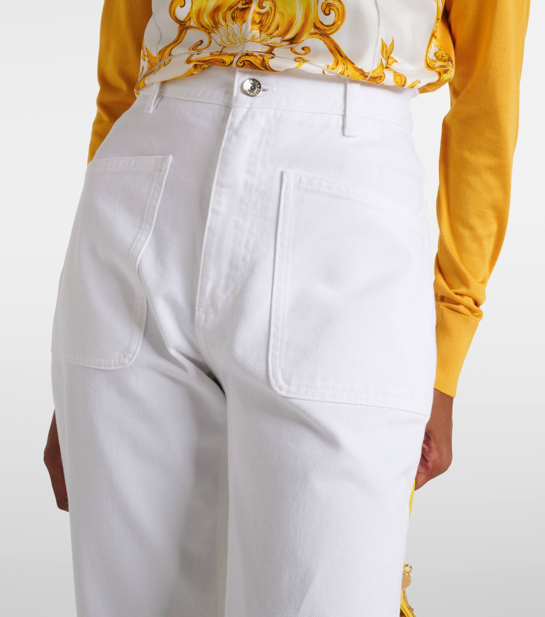 High-rise wide-leg jeans - 4