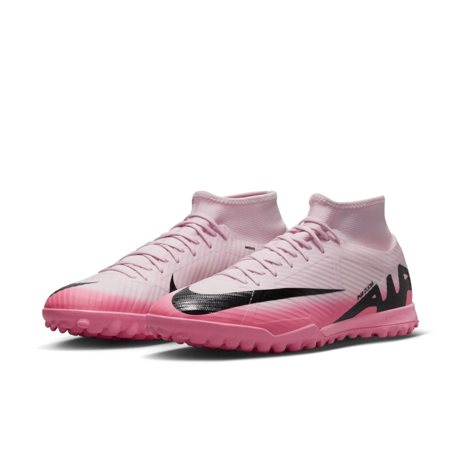 Nike Zoom Mercurial Superfly 9 Academy TF Turf 'Mad Brilliance Pack - Pink Black' DJ5629-601 - 3