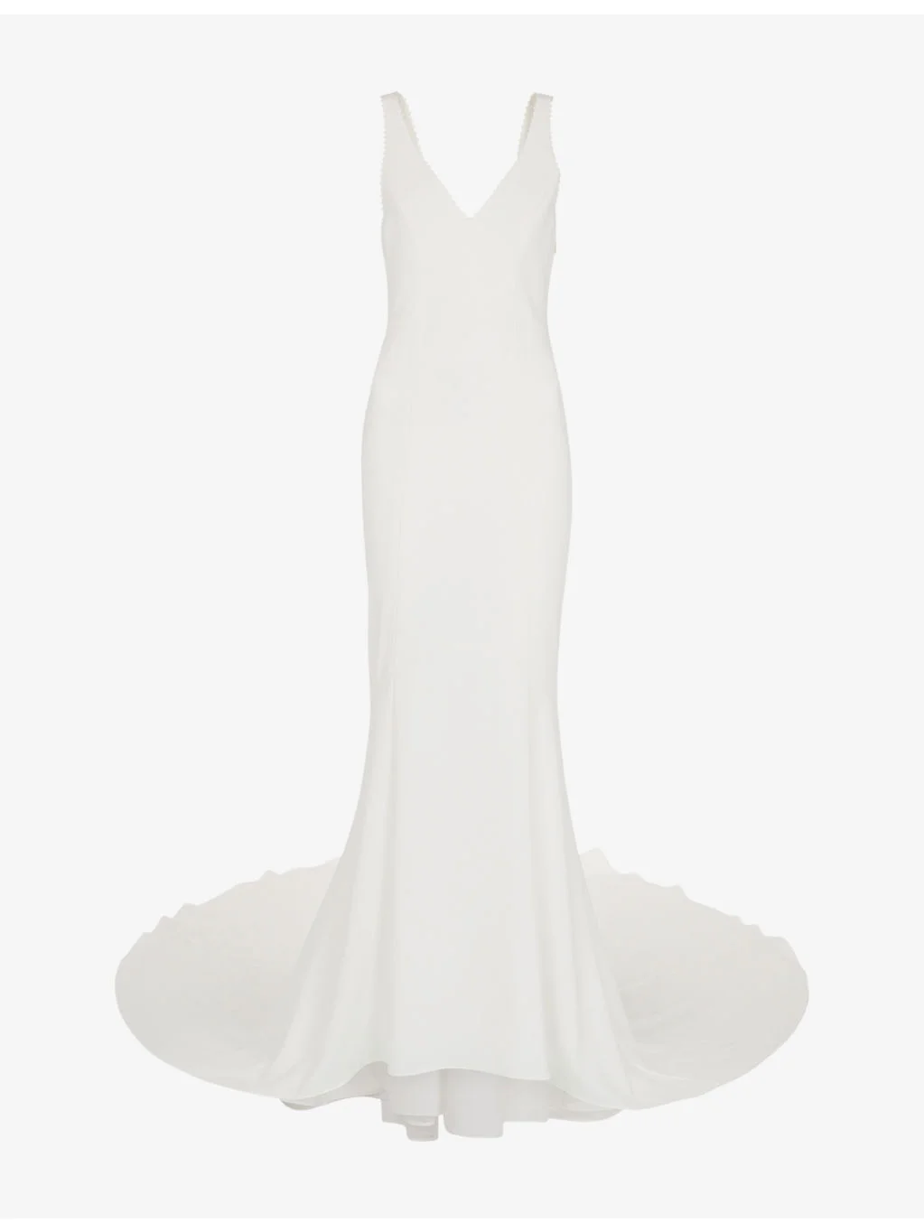 Billie V-neck woven wedding dress - 1