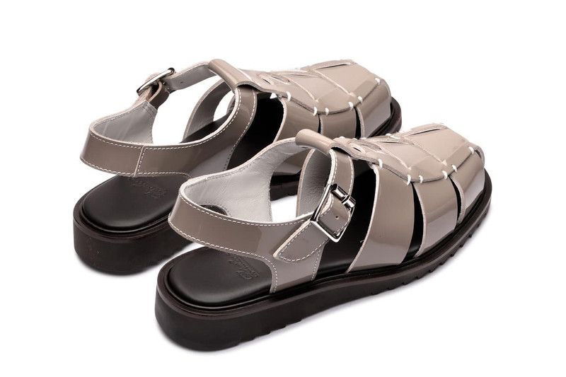 Paraboot Santorin Taupe Varnish - Rubber Sole outlook