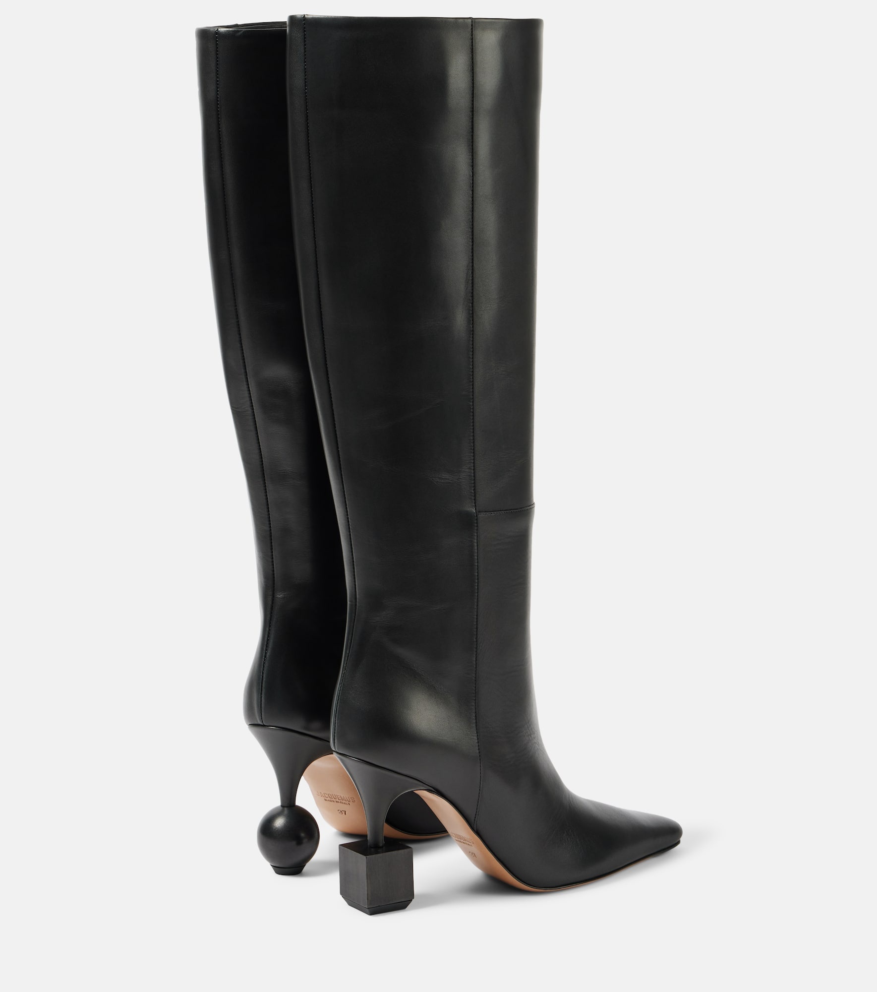 The Bisou leather knee-high boots - 2