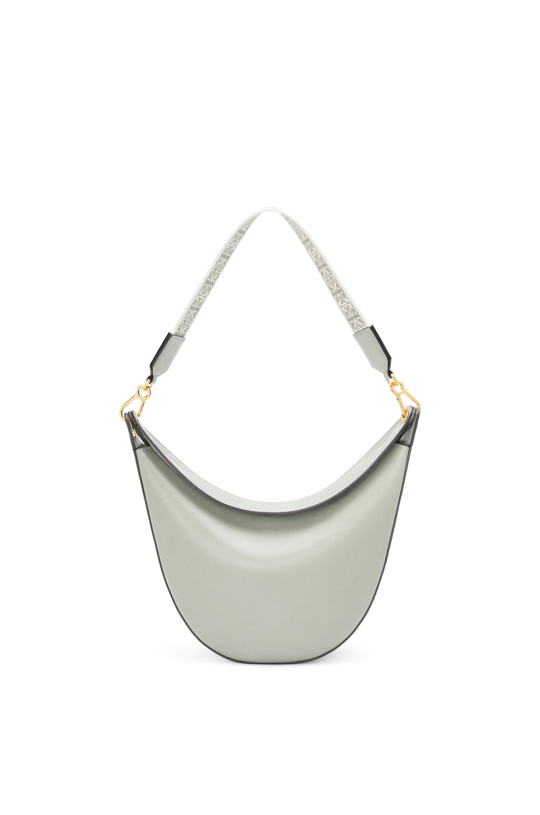 LOEWE Luna bag in satin calfskin and jacquard - 1