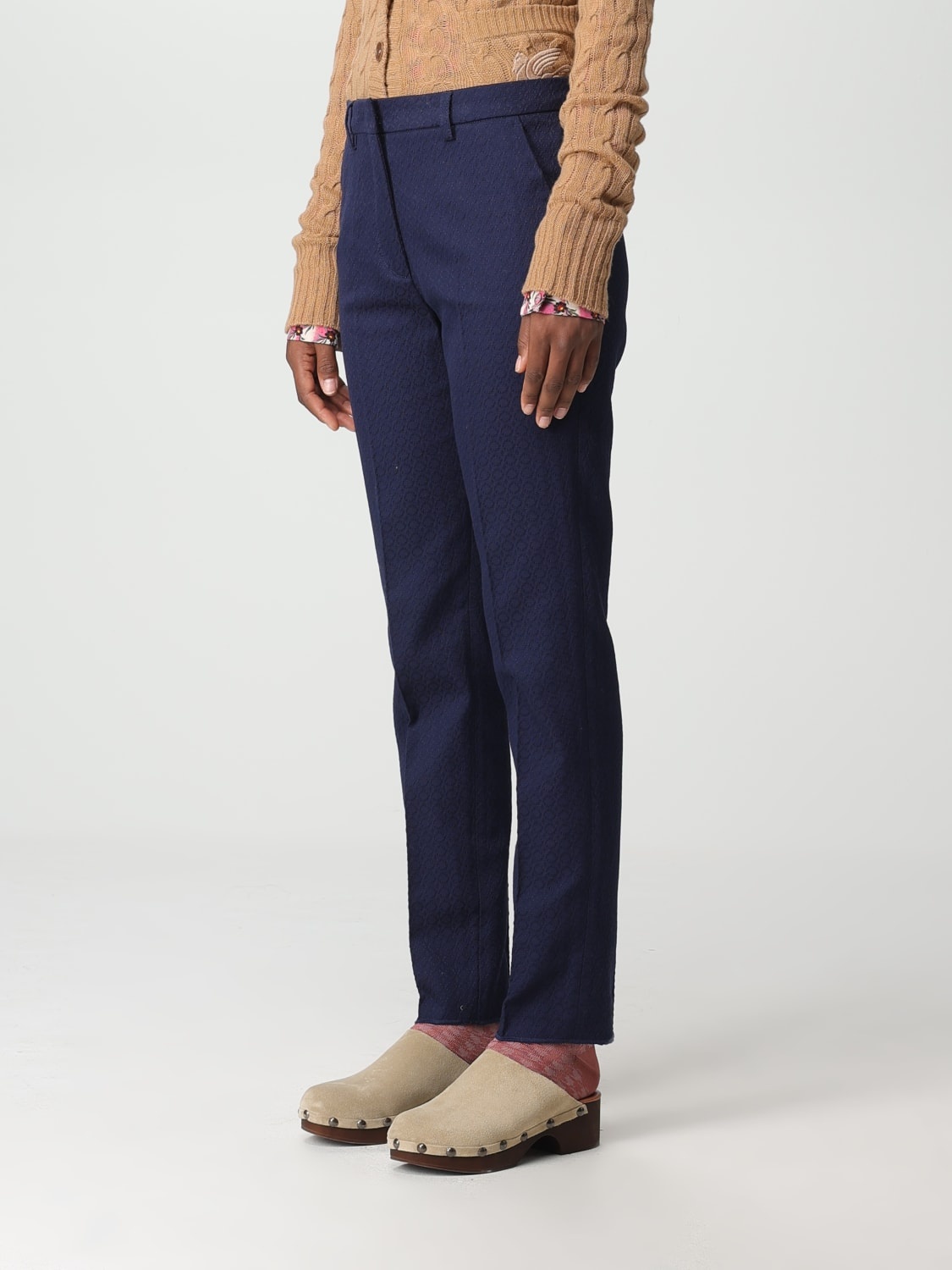 Etro pants in stretch cotton - 4