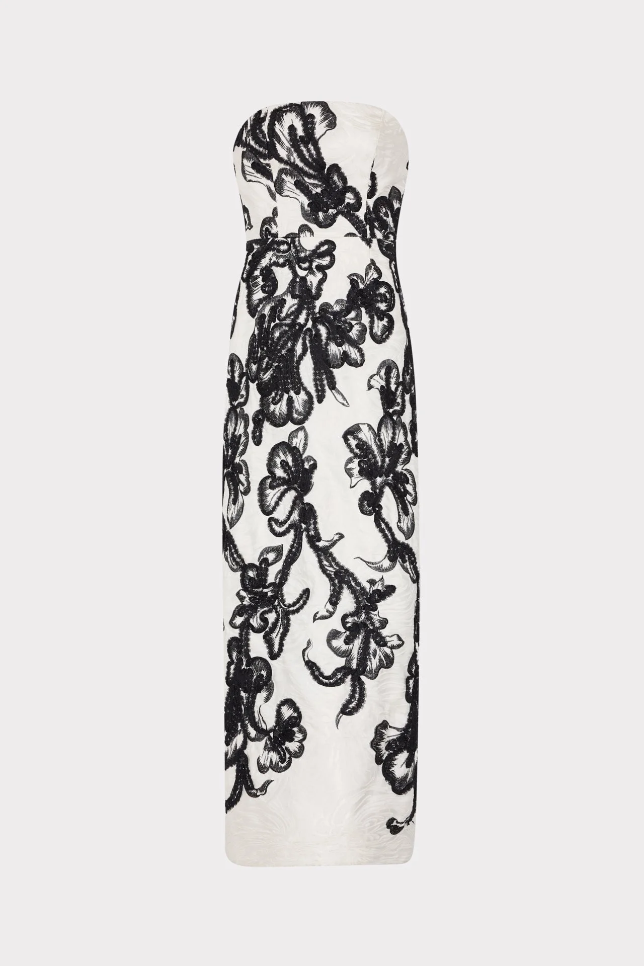 Orion Chiffon Embroidered Maxi Dress - 1