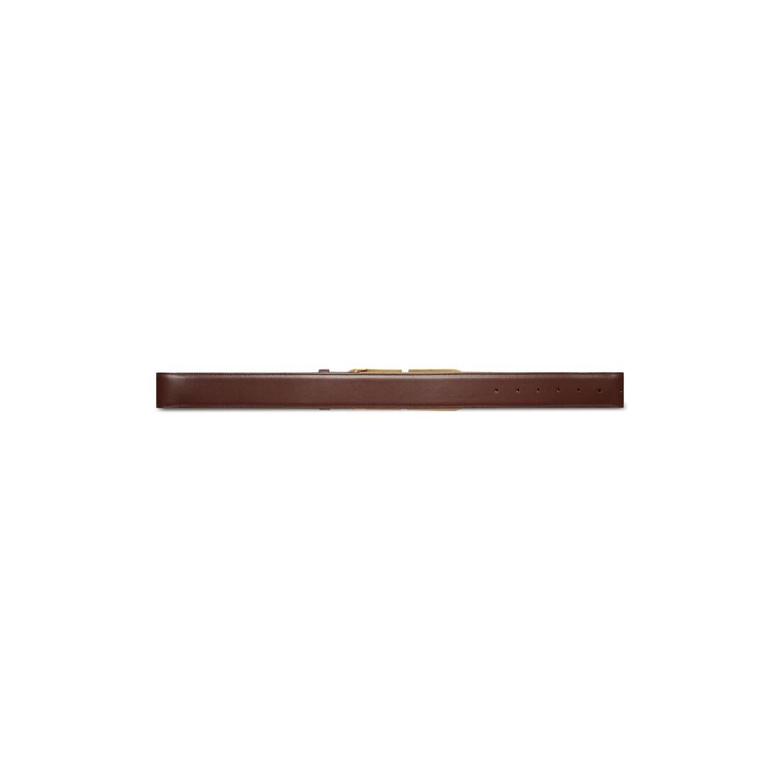 Men's Bb Signature Belt 40mm in Coffee - 2