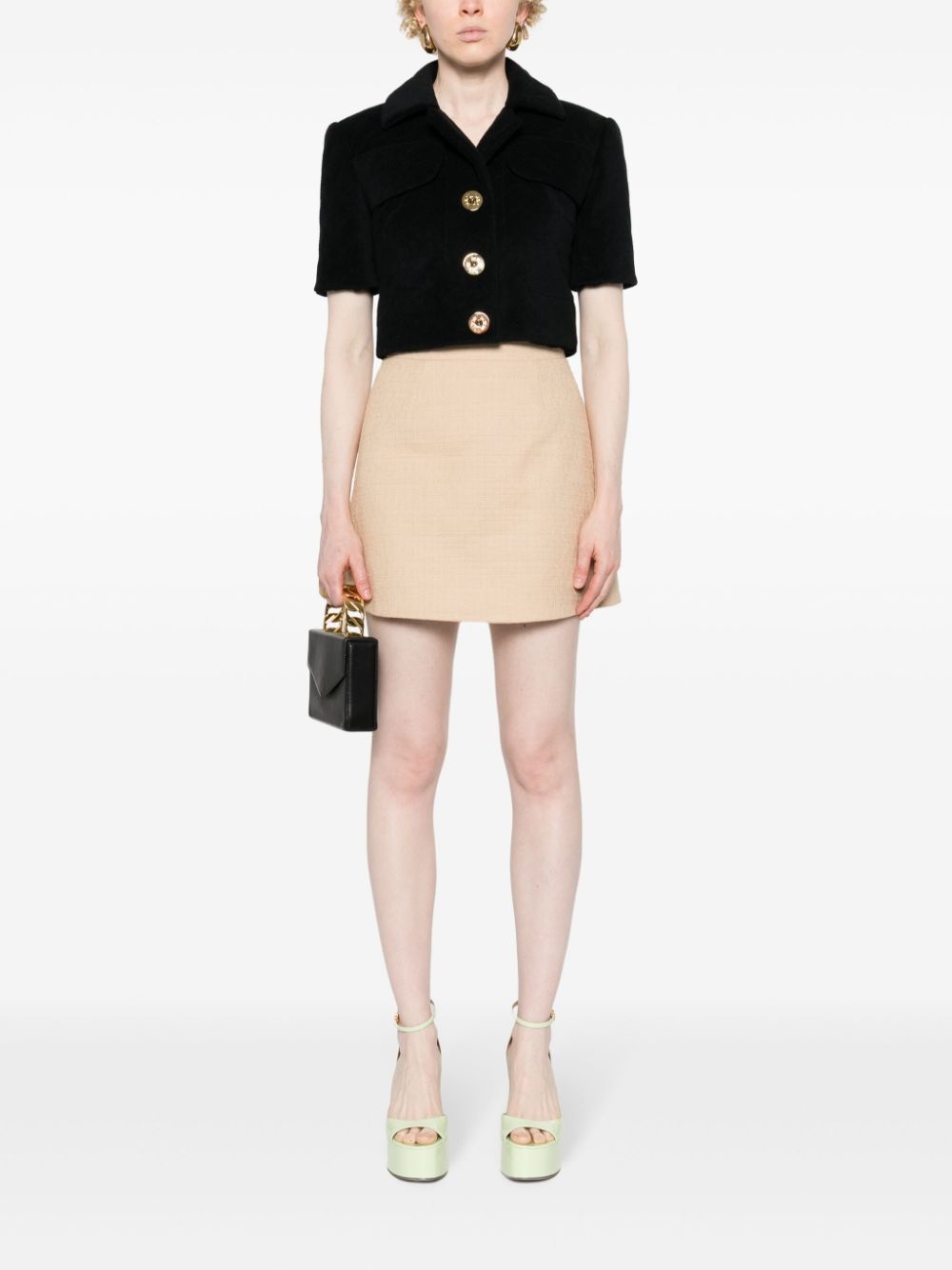 bouclÃ© mini skirt - 2