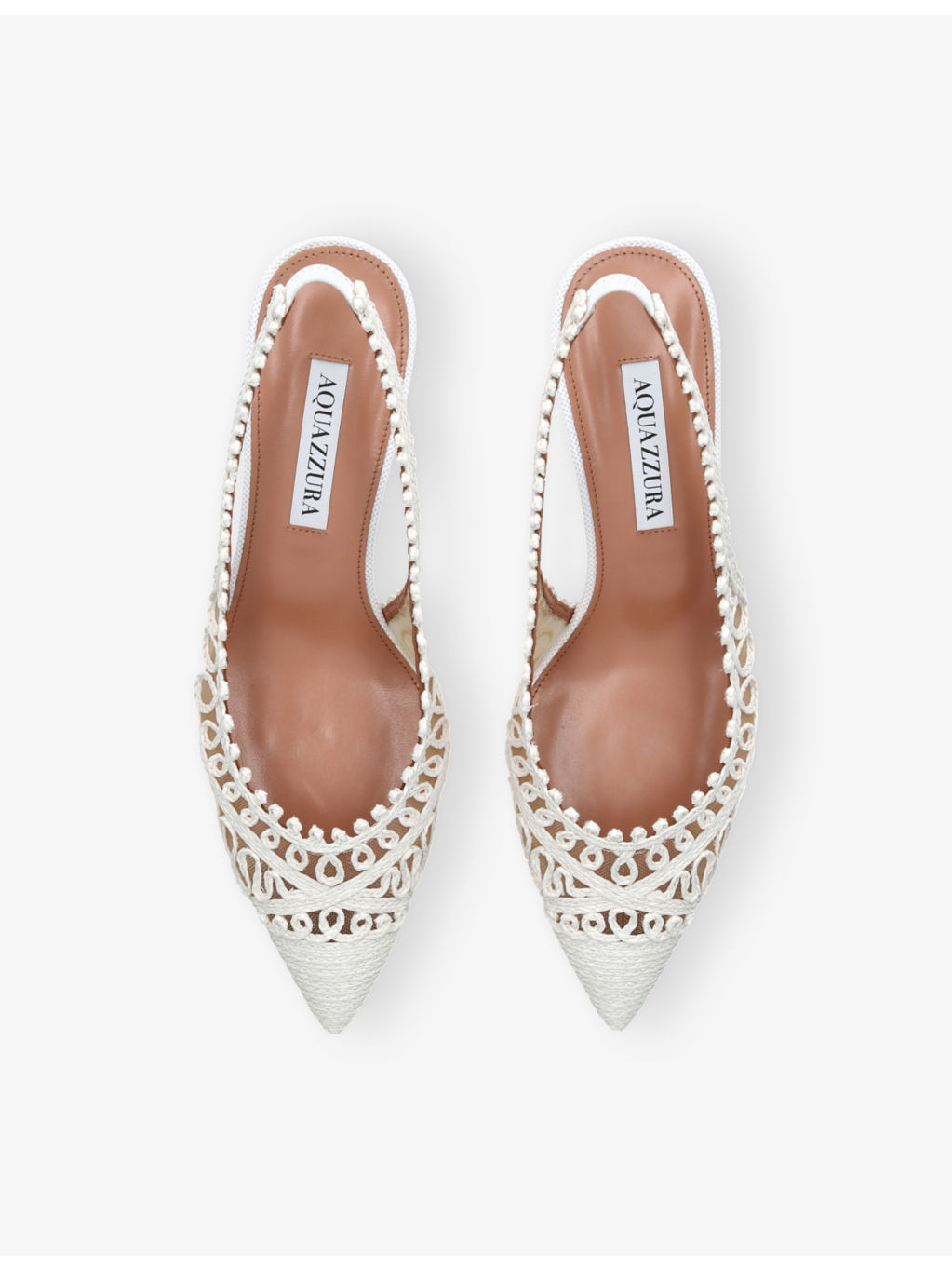 Kahlo 50 Raffia Slingback Courts - 2