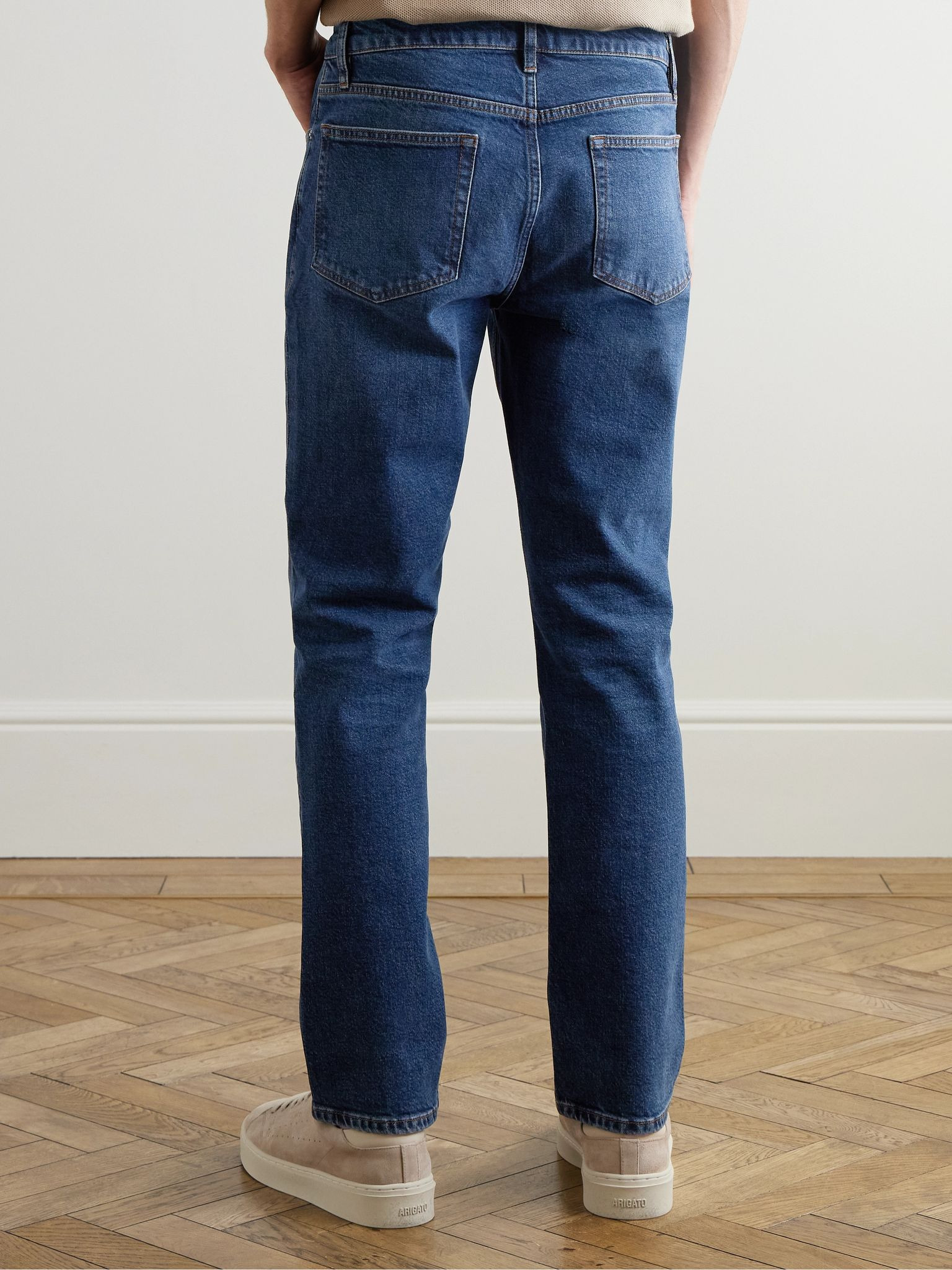 The Modern Straight-Leg Jeans Blue - 4