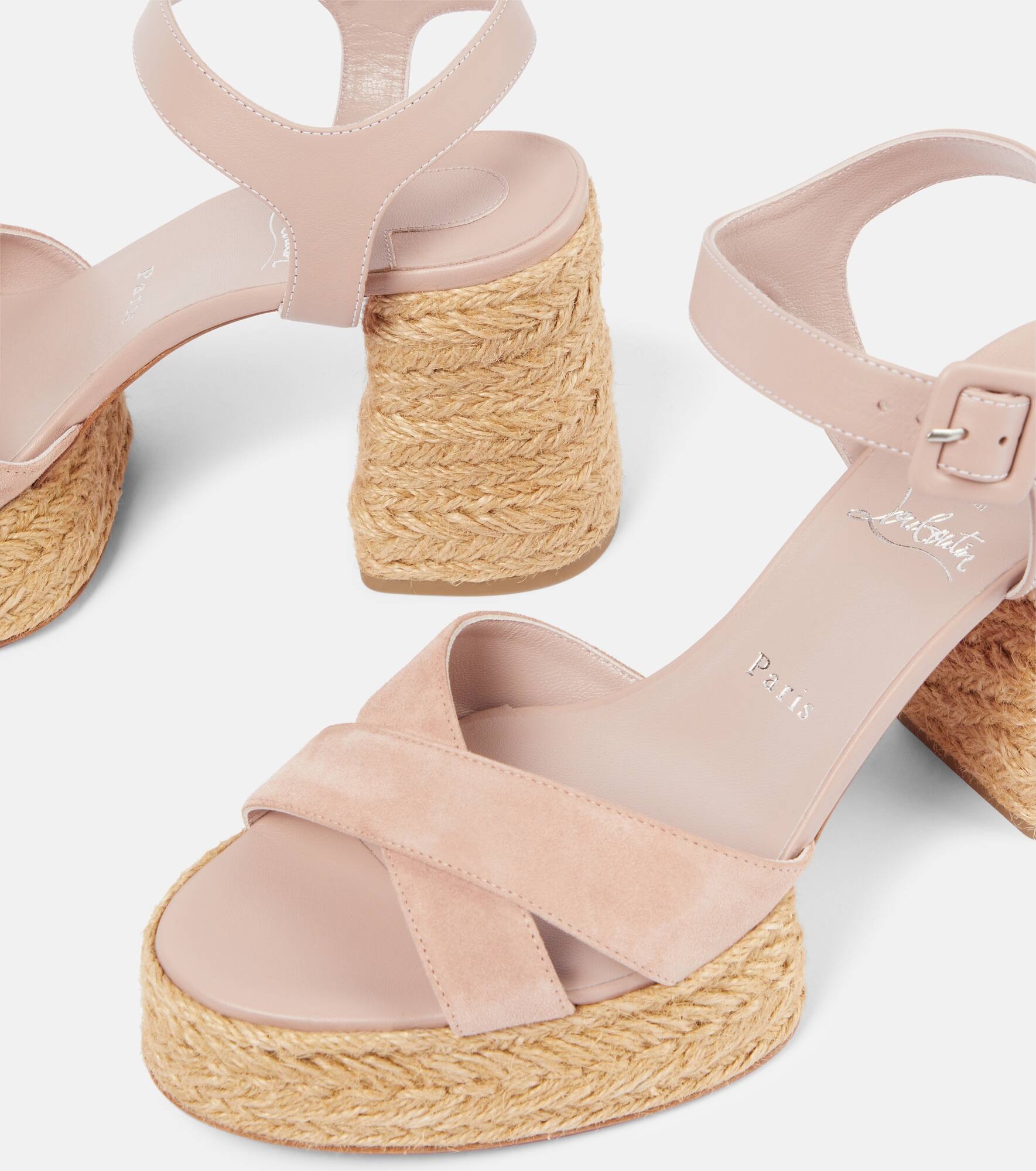 Calakala 70 suede and leather espadrilles - 5