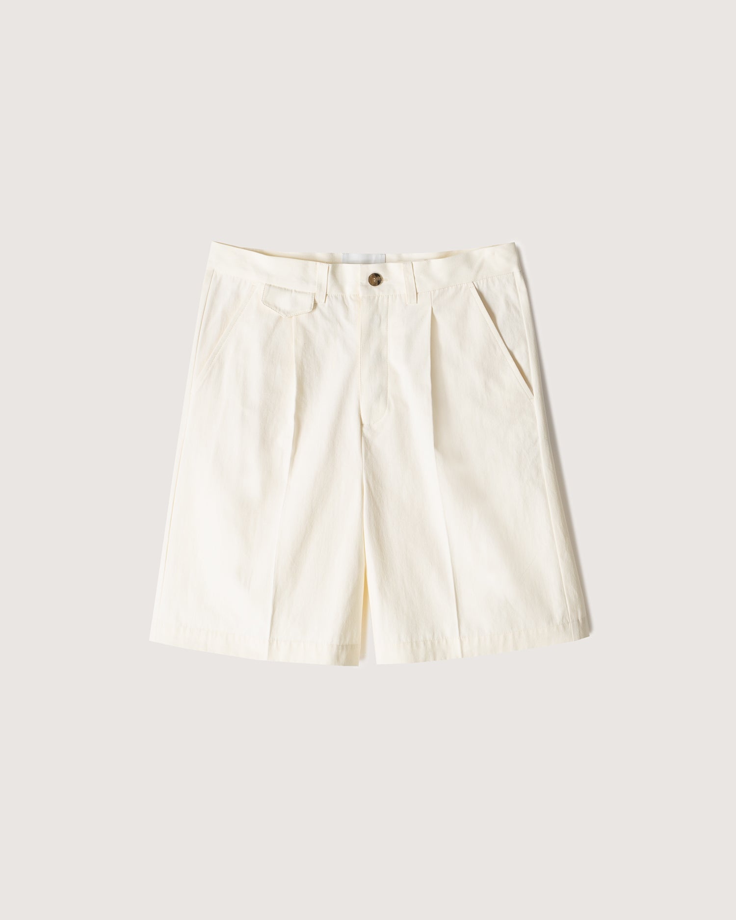 Slub-Cotton Shorts - 1